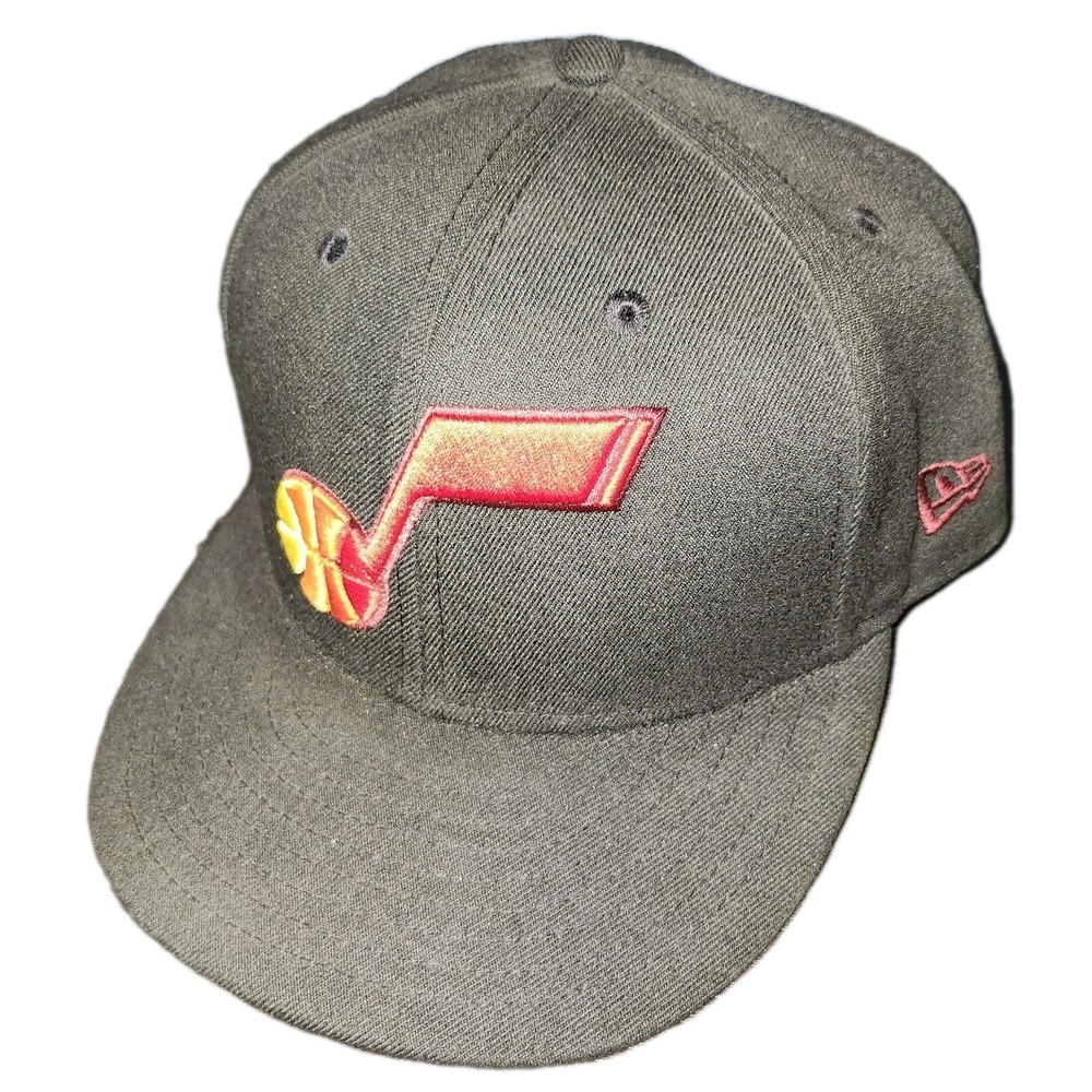 Utah Jazz NBA New Era 9Fifty‎ Adjustable Snapback Hat/Cap Black